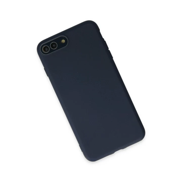 iPhone 7 Plus Kılıf Lansman Glass Kapak - Lacivert