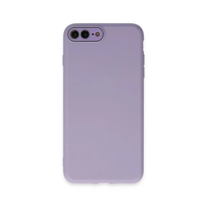 iPhone 7 Plus Kılıf Lansman Glass Kapak - Lila