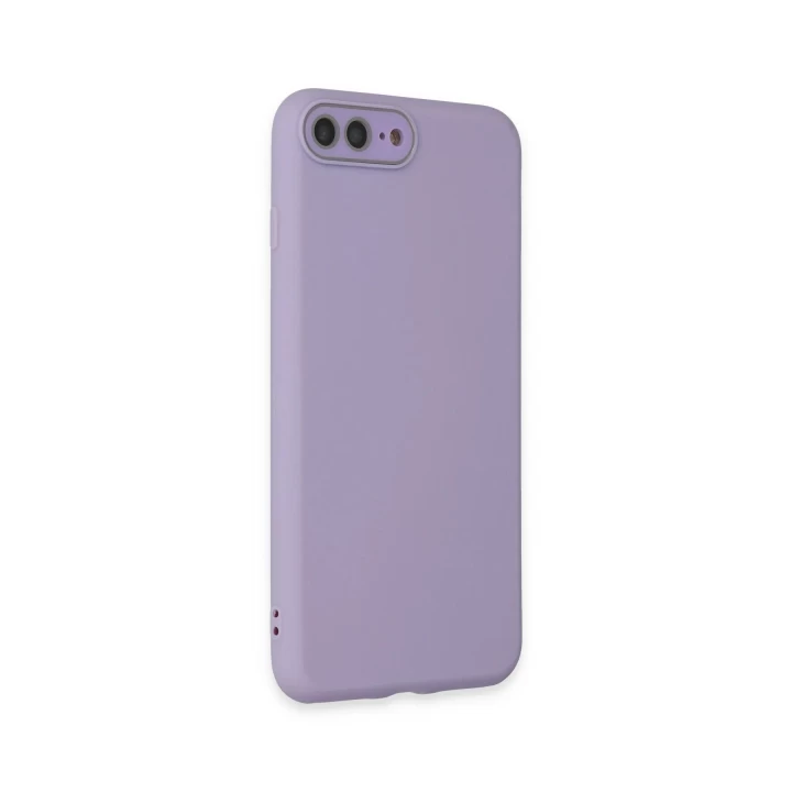 iPhone 7 Plus Kılıf Lansman Glass Kapak - Lila
