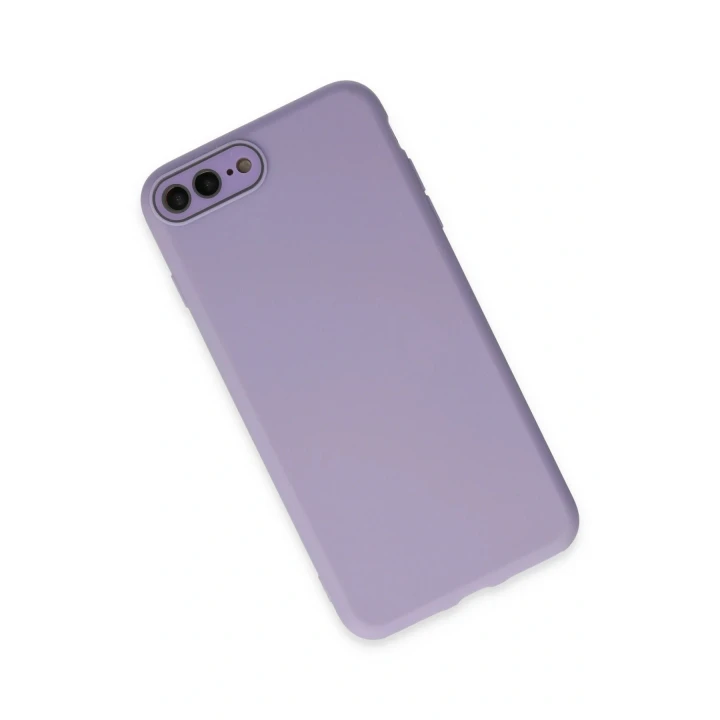 iPhone 7 Plus Kılıf Lansman Glass Kapak - Lila