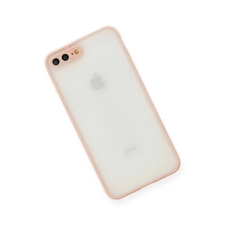 iPhone 7 Plus Kılıf Montreal Silikon Kapak - Pembe