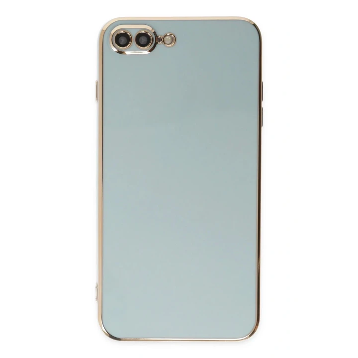 iPhone 7 Plus Kılıf Volet Silikon - Açık Yeşil