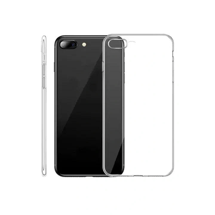 iPhone 8 Plus Kılıf Lüx Şeffaf Silikon