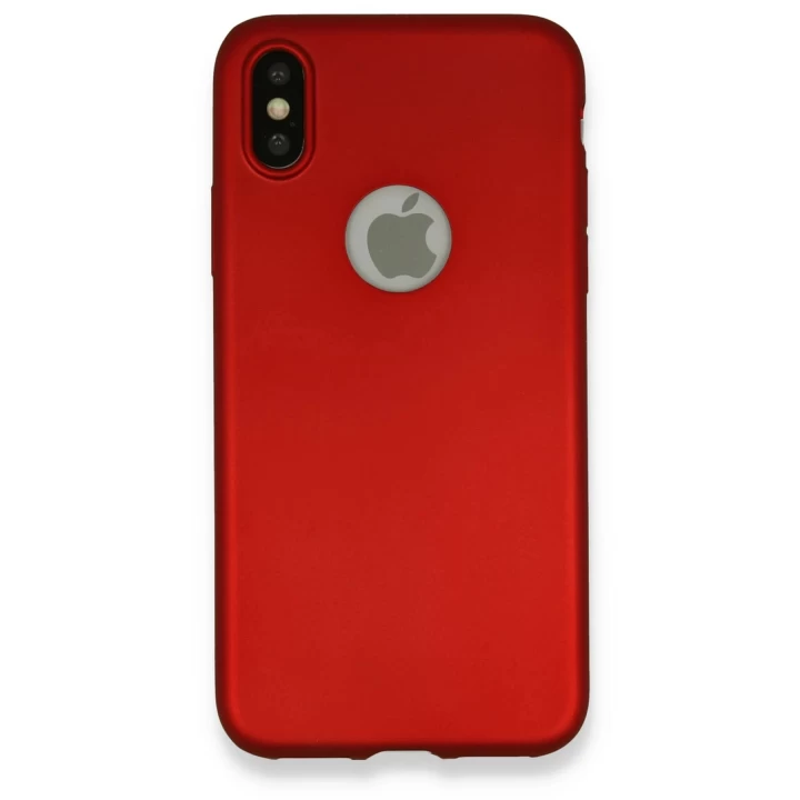 iPhone X Kılıf First Silikon - Bordo