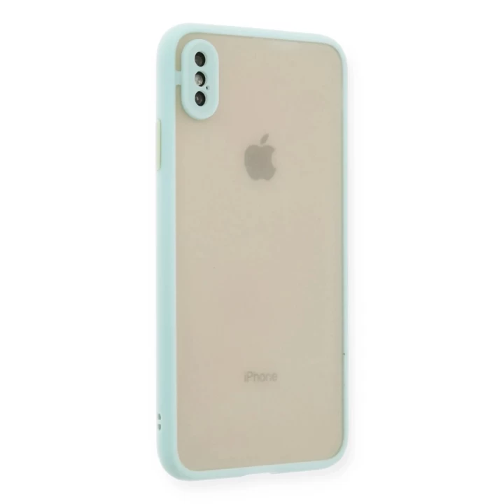 iPhone X Kılıf Montreal Silikon Kapak - Turkuaz