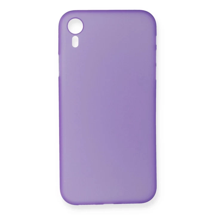 iPhone XR Kılıf PP Ultra İnce Kapak - Mor