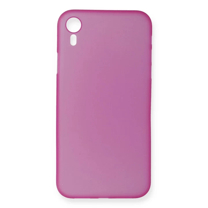 iPhone XR Kılıf PP Ultra İnce Kapak - Pembe