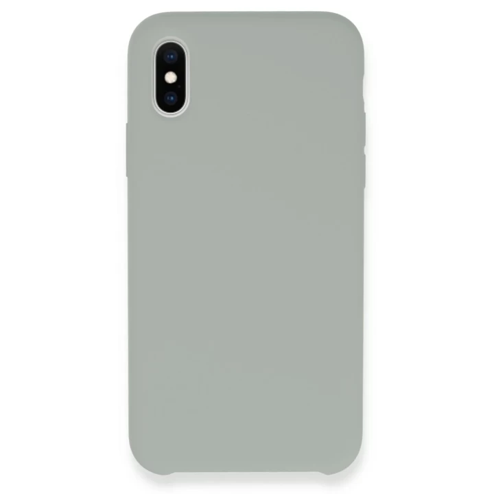 iPhone XS Kılıf Lansman Legant Silikon - Açık Gri