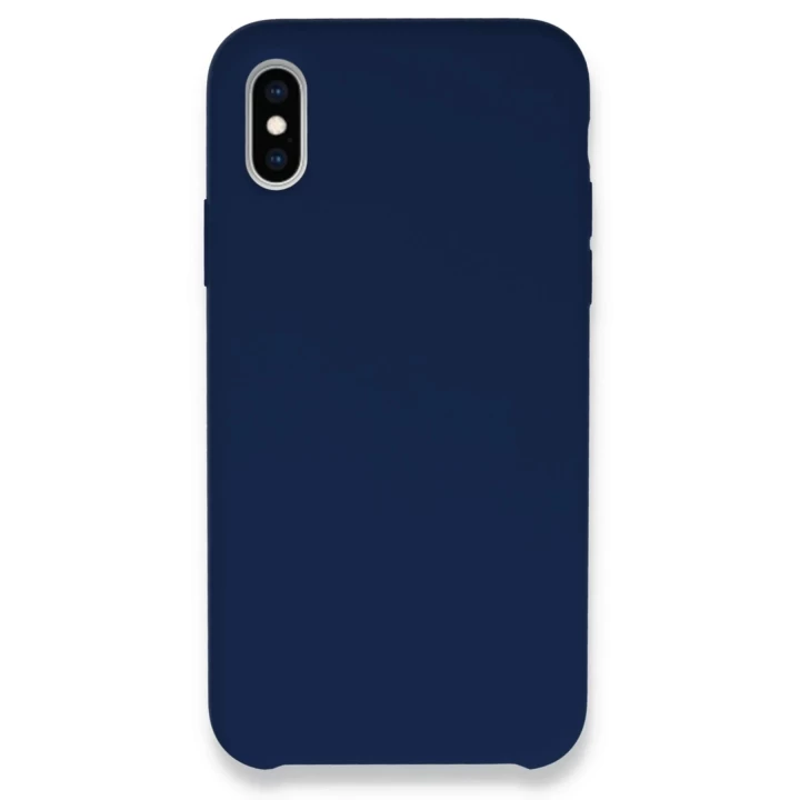 iPhone XS Max Kılıf Lansman Legant Silikon - Lacivert