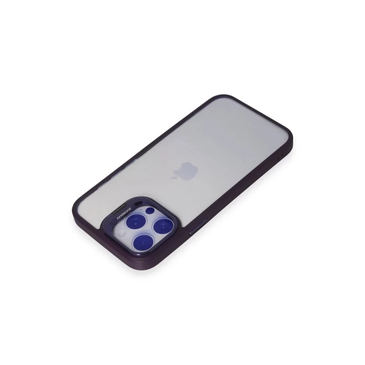 Joko iPhone 14 Pro Kılıf Roblox Lens Standlı Kapak - Derin Mor