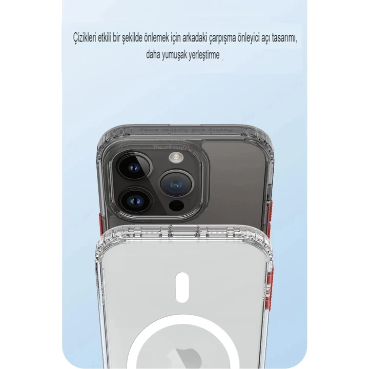 Joko iPhone 14 Pro Max Kılıf Ramos Magsafe Kapak - Derin Mor