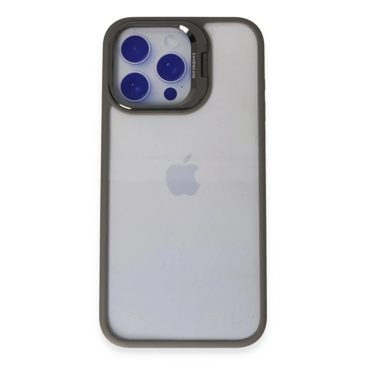 Joko iPhone 15 Pro Kılıf Roblox Lens Standlı Kapak - Titan Gri