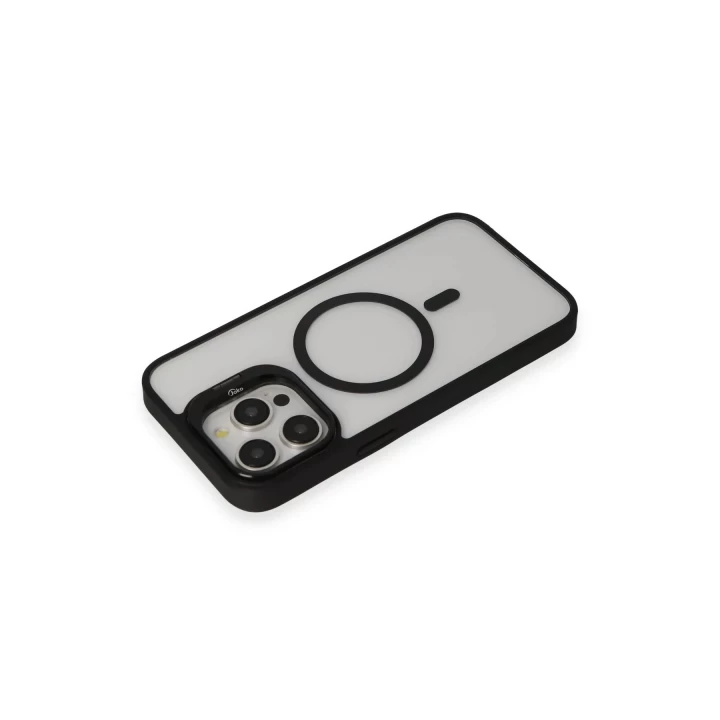 Joko iPhone 15 Pro Max Kılıf Roblox Lens Magsafe Standlı Kapak - Siyah