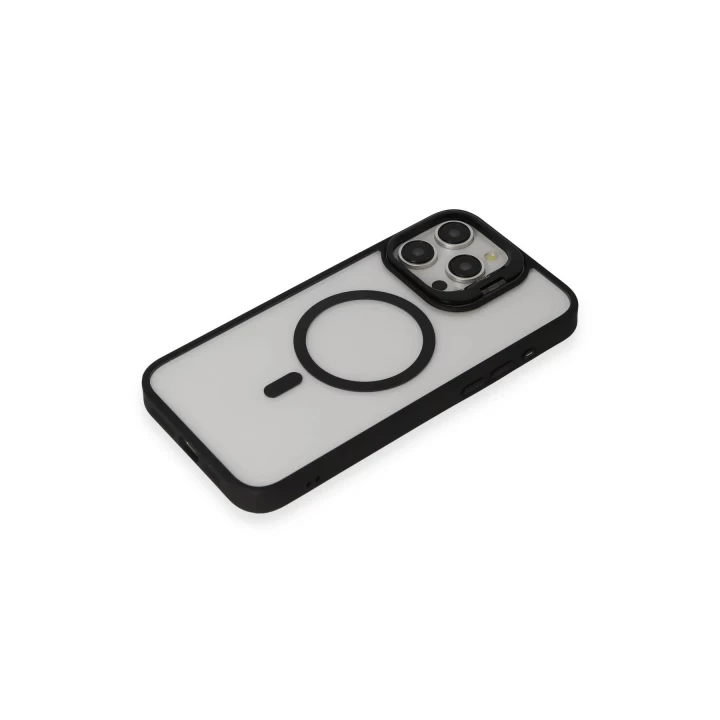 Joko iPhone 15 Pro Max Kılıf Roblox Lens Magsafe Standlı Kapak - Siyah