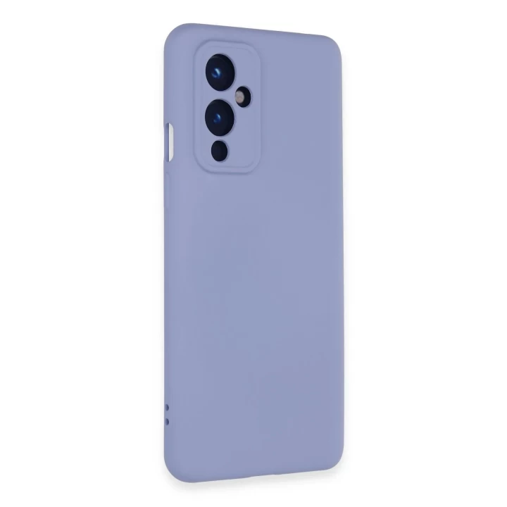 One Plus 9 Kılıf Nano içi Kadife Silikon - Lila