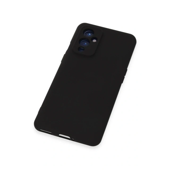 One Plus 9 Kılıf Nano içi Kadife Silikon - Siyah