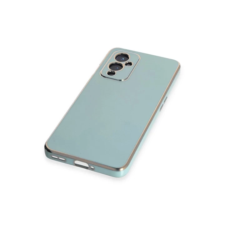 One Plus 9 Kılıf Volet Silikon - Açık Yeşil
