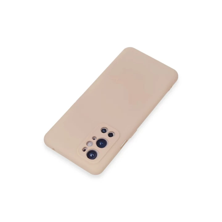 One Plus 9 Pro Kılıf Nano içi Kadife Silikon - Pudra