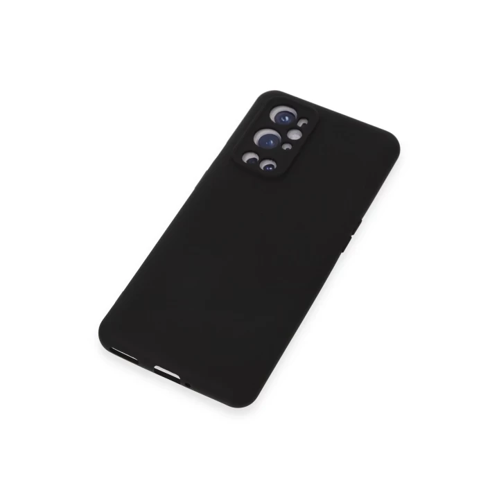 One Plus 9 Pro Kılıf Nano içi Kadife Silikon - Siyah