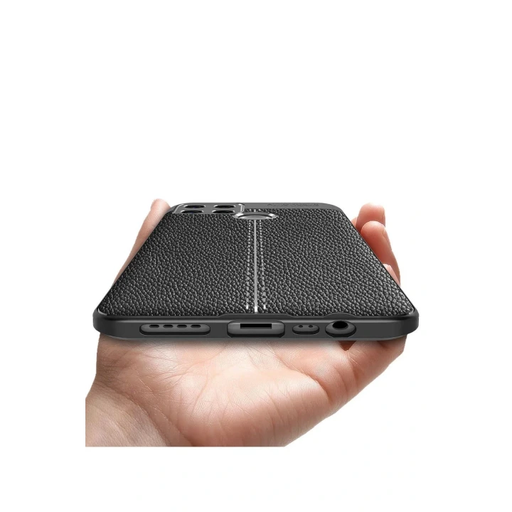 Oppo A15 Kılıf Auto Focus Kapak - Siyah