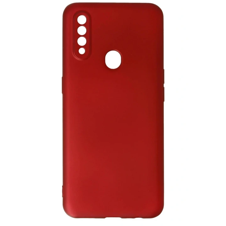 Oppo A31 Kılıf First Silikon - Bordo
