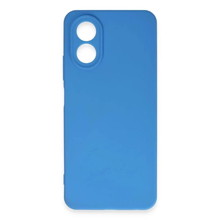 Oppo A38 Kılıf First Silikon - Mavi