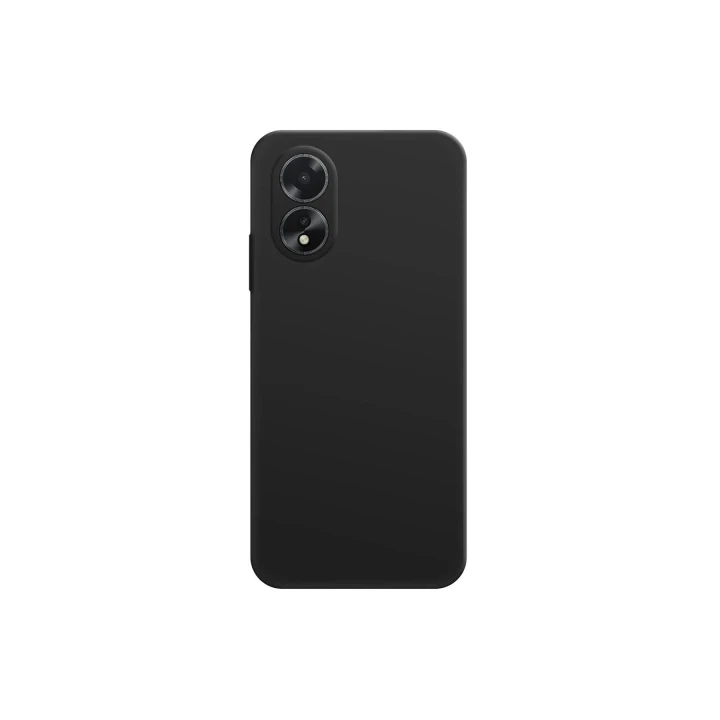 Oppo A38 Kılıf First Silikon - Siyah
