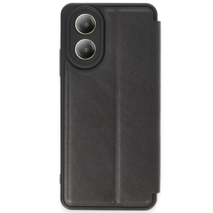Oppo A38 Kılıf Flip Cover - Siyah