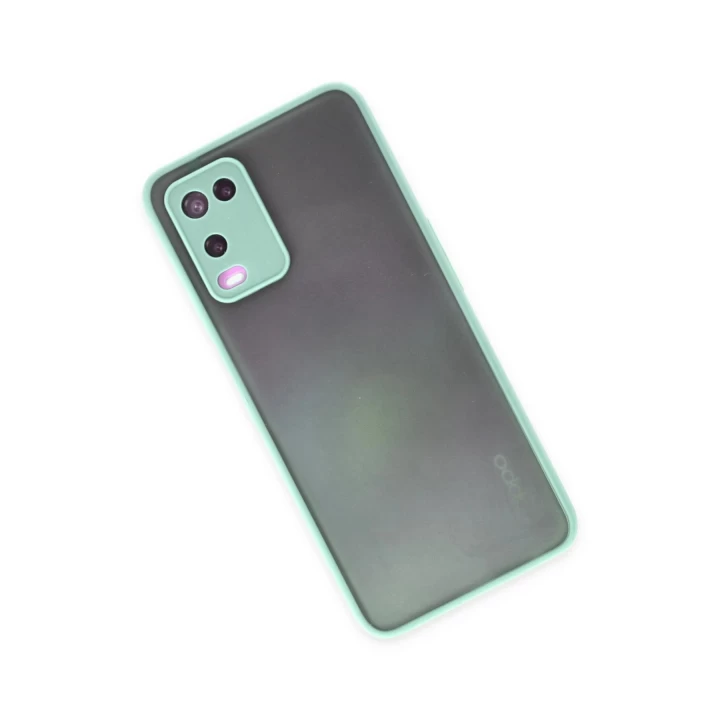 Oppo A54 4G Kılıf Montreal Silikon Kapak - Turkuaz