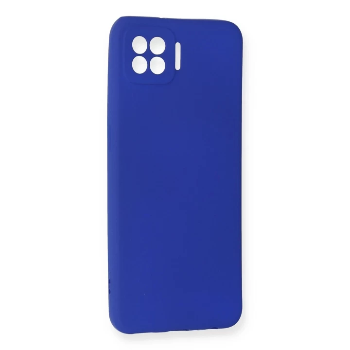 Oppo A73 Kılıf First Silikon - Mavi