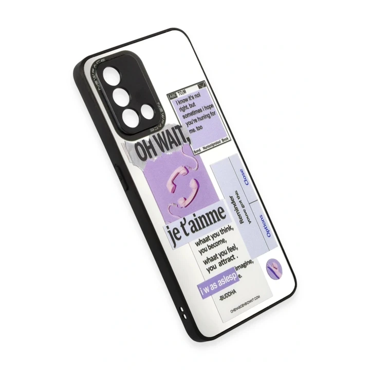 Oppo A74 4G Kılıf Mirror Desenli Kapak - Mirror - 4