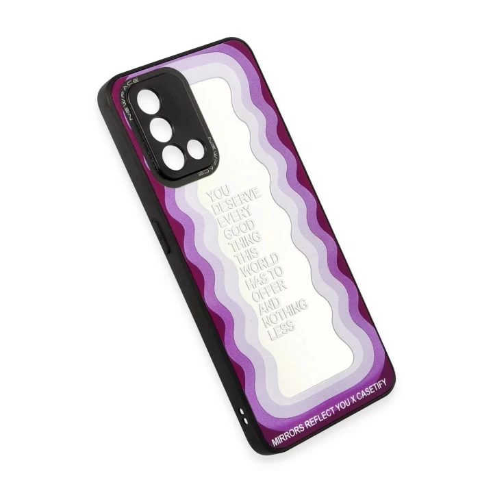 Oppo A74 4G Kılıf Mirror Desenli Kapak - Mirror - 5