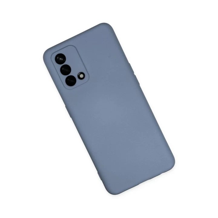 Oppo A74 4G Kılıf Nano içi Kadife Silikon - Gri