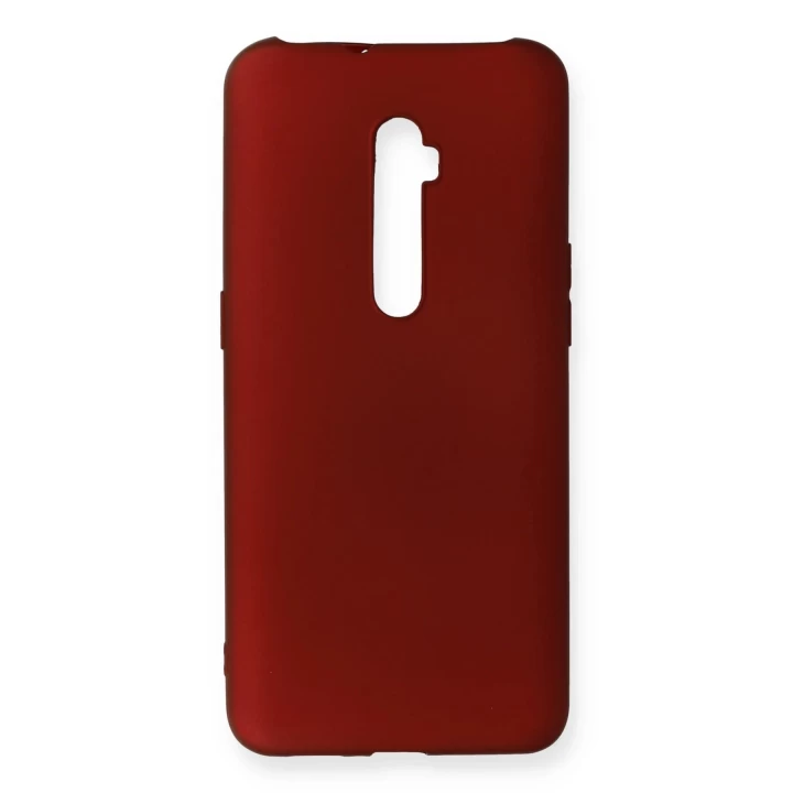 Oppo Reno 10X Kılıf First Silikon - Bordo