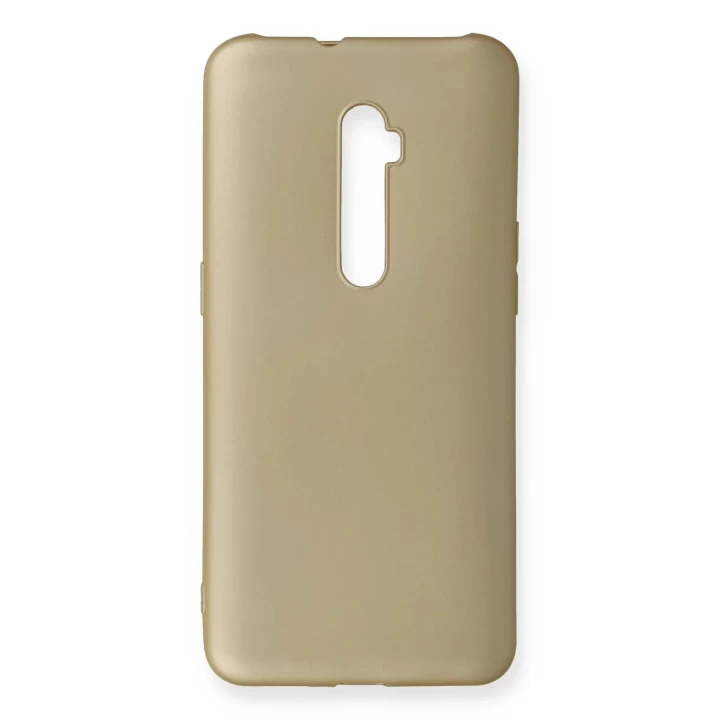 Oppo Reno 10X Kılıf First Silikon - Gold