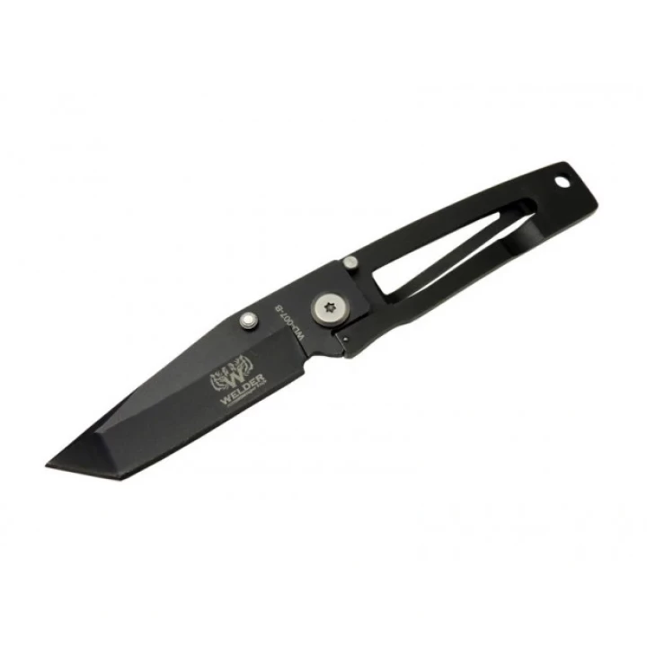 Polat Alemdar Siyah Çakı 16 cm Yarı Otomatik
