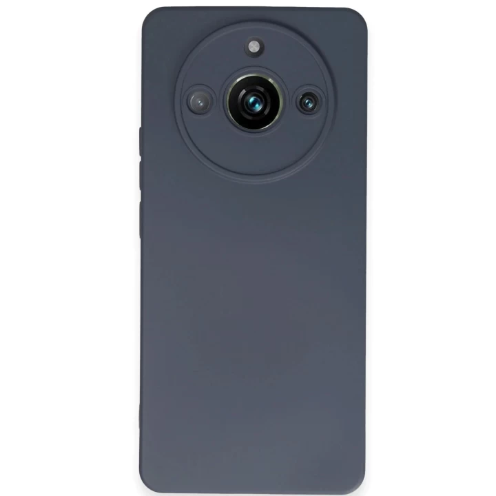 Realme 11 Pro Kılıf Nano içi Kadife Silikon - Gri