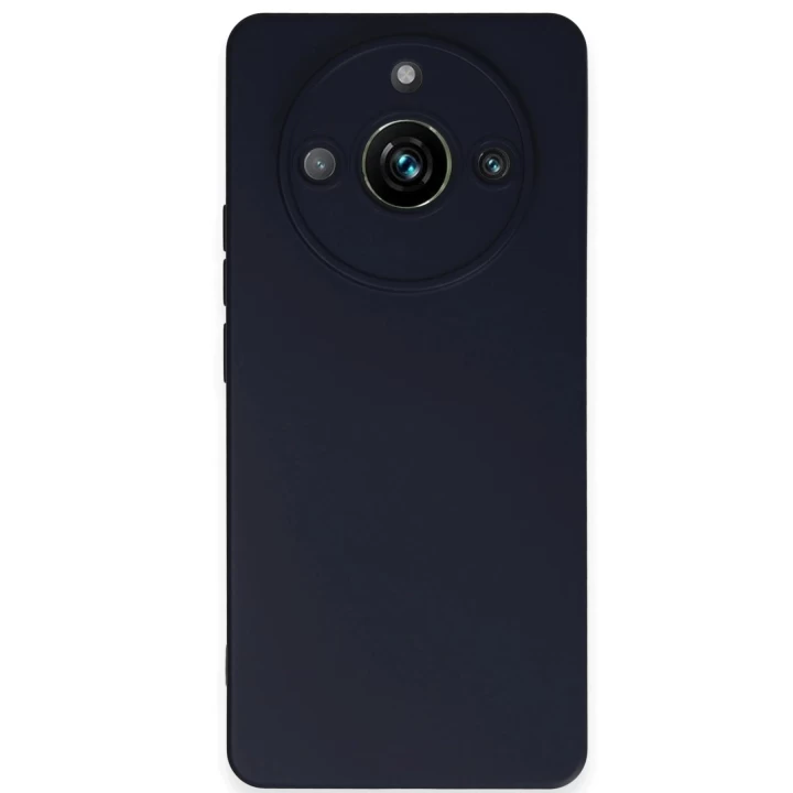 Realme 11 Pro Kılıf Nano içi Kadife Silikon - Lacivert