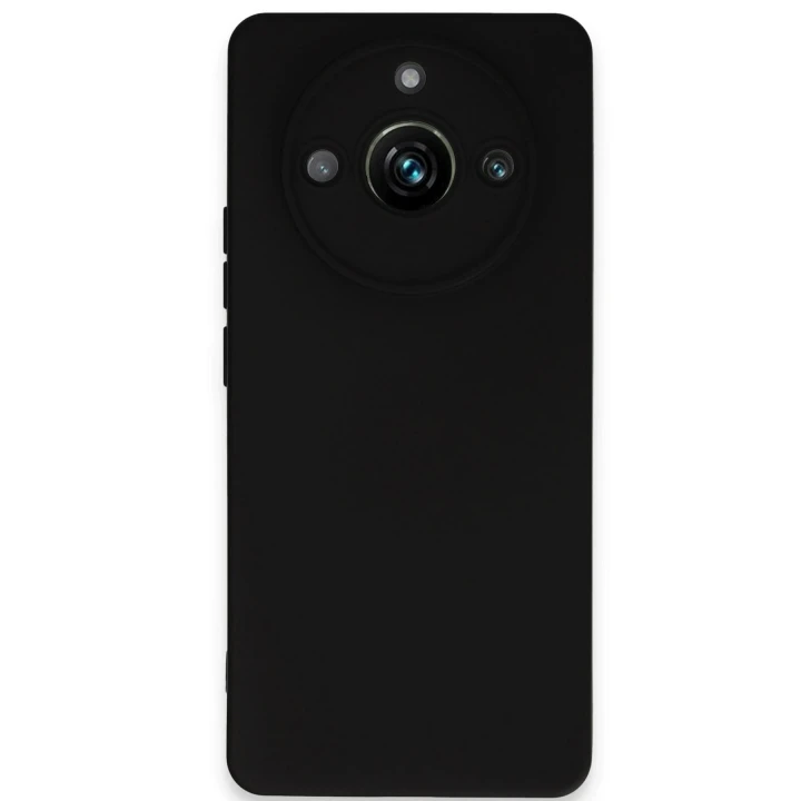 Realme 11 Pro Kılıf Nano içi Kadife Silikon - Siyah