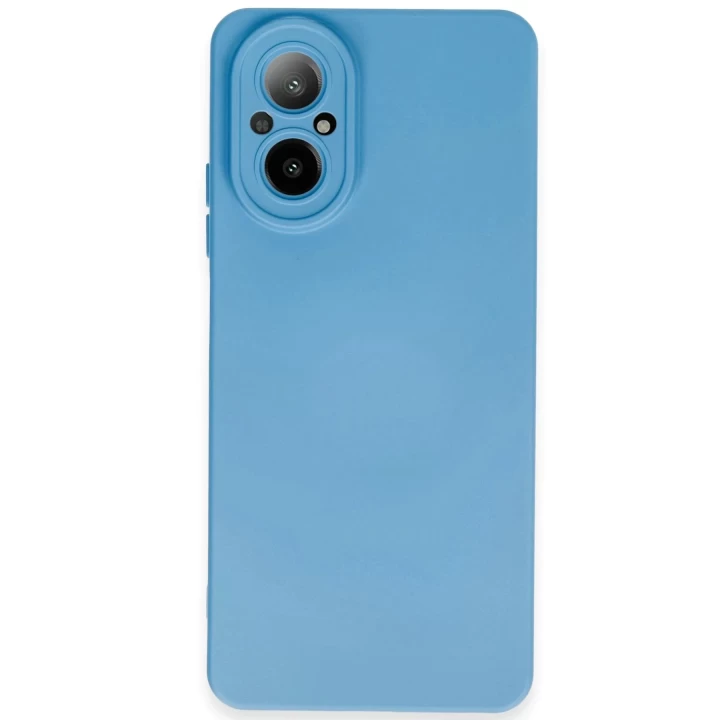 Realme 12 Lite Kılıf Nano içi Kadife Silikon - Mavi