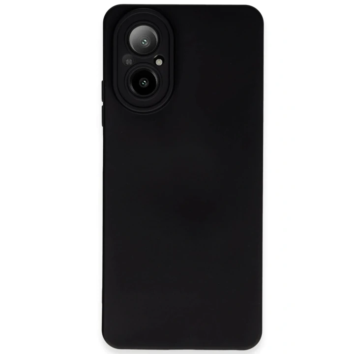 Realme 12 Lite Kılıf Nano içi Kadife Silikon - Siyah