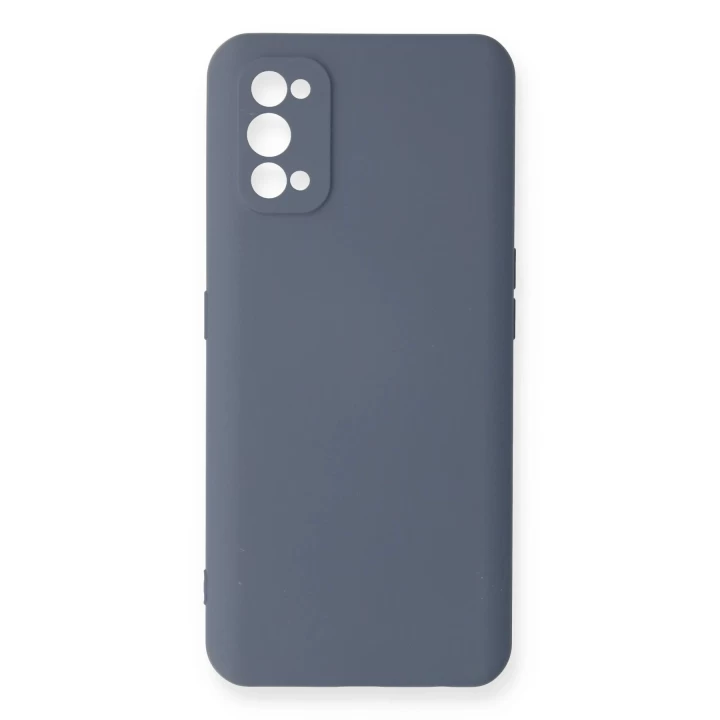 Realme 7 Pro Kılıf Nano içi Kadife Silikon - Gri