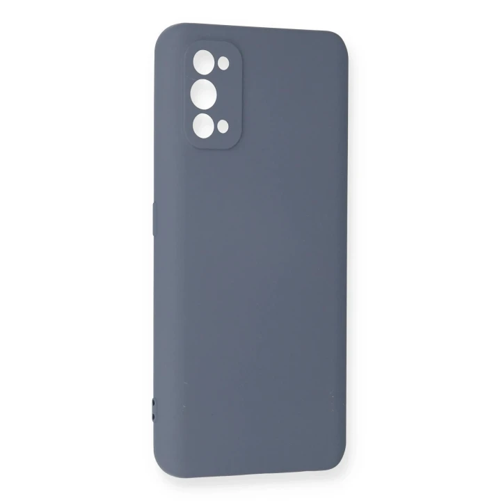 Realme 7 Pro Kılıf Nano içi Kadife Silikon - Gri