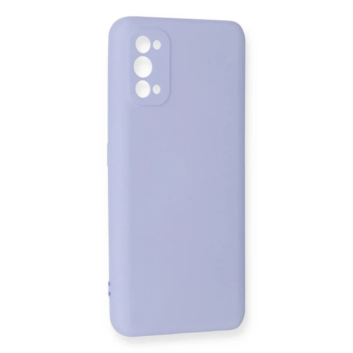 Realme 7 Pro Kılıf Nano içi Kadife Silikon - Lila