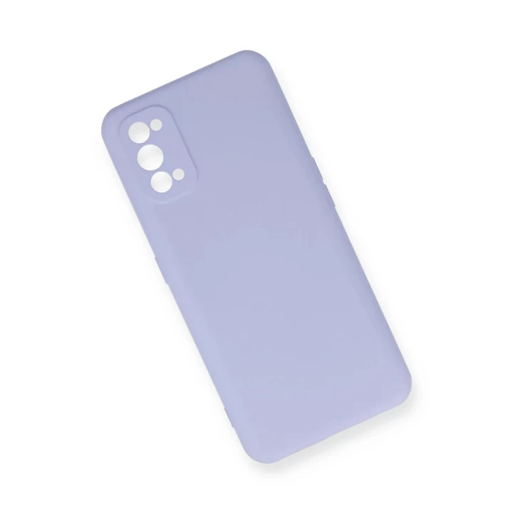 Realme 7 Pro Kılıf Nano içi Kadife Silikon - Lila
