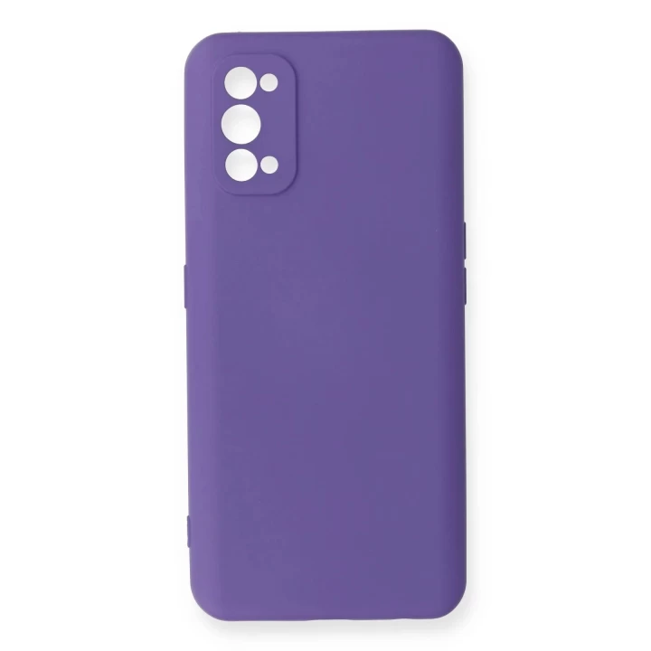Realme 7 Pro Kılıf Nano içi Kadife Silikon - Mor