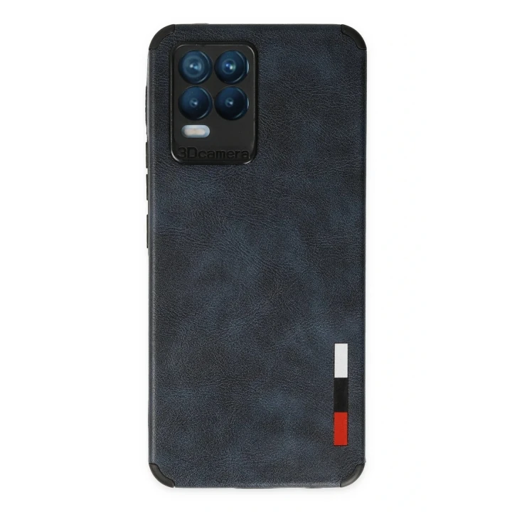 Realme 8 Kılıf Loop Deri Silikon - Lacivert