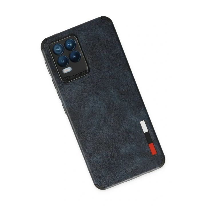 Realme 8 Kılıf Loop Deri Silikon - Lacivert