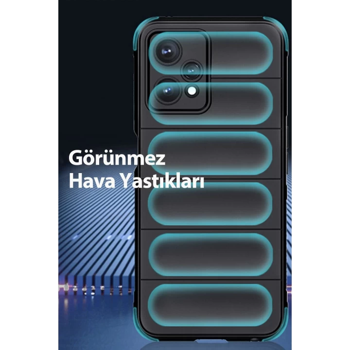Realme 9 Pro 5G Kılıf Optimum Silikon - Siyah