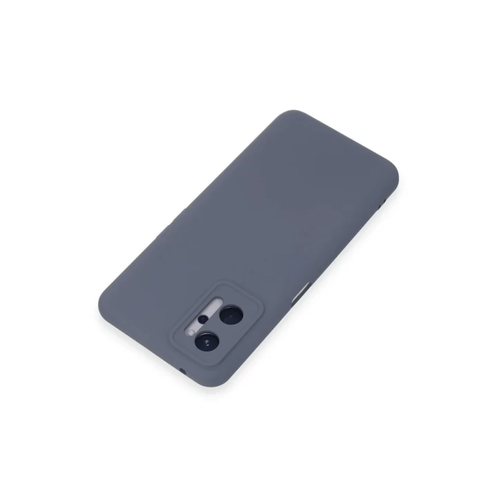 Realme 9i 4G Kılıf Nano içi Kadife Silikon - Gri